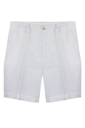 White linen Bermuda shorts 120% LINO | 33AL2M29RH000G436700431